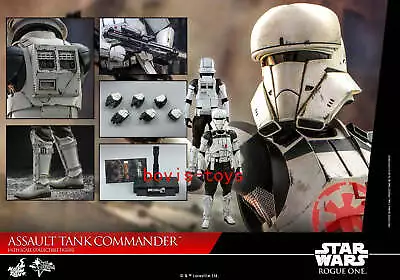 Buy New Hot Toys MMS587 Rogue One, Star Wars: Assault Tank Commander 1/6 Figure • 166.99£