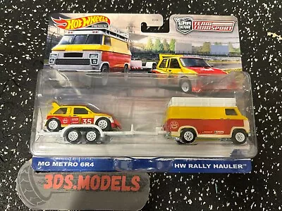 Buy PREMIUM TRANSPORTER METRO 6R4 RALLY HAULER Hot Wheels 1:64 • 19.95£