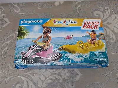 Buy PLAYMOBIL Family Fun 70906 Starter Pack Water Scooter With Banana Boat (READ) • 9.95£