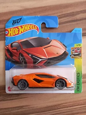 Buy Hotwheels HW Exotics Lamborghini Sian FKP 37 Orange 163/250 Brand New Carded • 4.99£