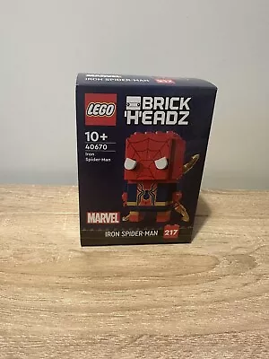 Buy Lego Brickheadz: Iron Spider-Man (40670) — Marvel • 10£
