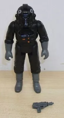 Buy Star Wars - TIE Fighter Pilot Action Figure W/ Blaster Accessory -1982/Hong Kong • 39.99£
