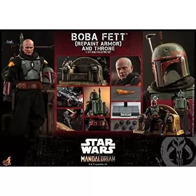 Buy Hot Toys TMS056 Mandalorian Boba Fett Repainted Armor Edition & Throne 1/6 F • 334.37£