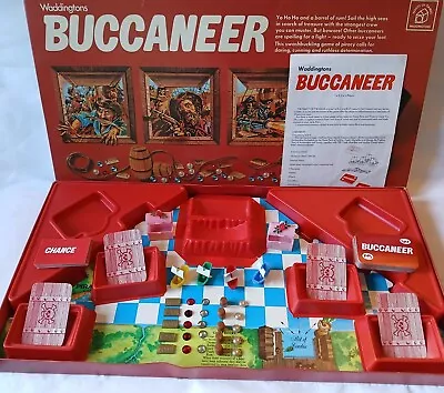 Buy Waddington BUCCANEER Vintage Original 1976 Board Game Complete Superb Condition5 • 46.99£