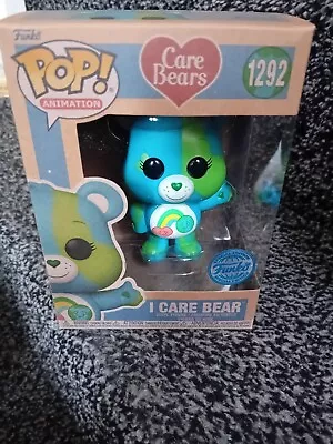 Buy Funko Pop #1292 Care Bears 'I Care Bear' Earth Day 2023 Exclusive • 32£