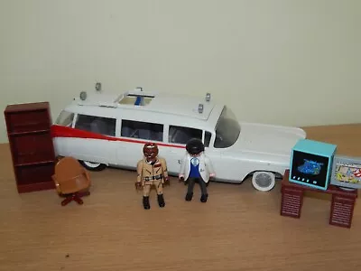 Buy Playmobil Ghostbusters Figures & Ecto 1 Vehicle With Accessories - Spares/repair • 7£