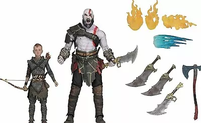 Buy NECA GOD OF WAR Ultimate Kratos & Atreus Action Figure (2 Pack BOXSET) • 69.95£