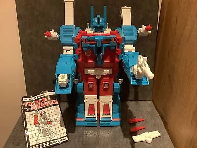 Buy 1984 Hasbro Transformers G1 Autobot Leader Ultra Magnus Complete Instructions • 64.95£