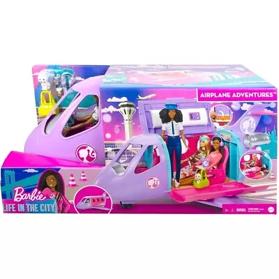 Buy Mattel HCD49 Barbie Airplane Adventures, Pilot Airplane Playsset • 66.26£