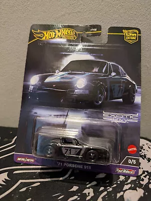 Buy Hot Wheels '71 Porsche 911 Chase Exotic Envy 0/5 Black • 50£