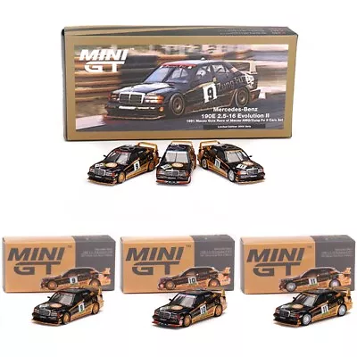 Buy MiNi GT Mercedes Benz 190e 2.5 Evolutions 3 Car Set - Limited To 3000 Sets • 66.99£