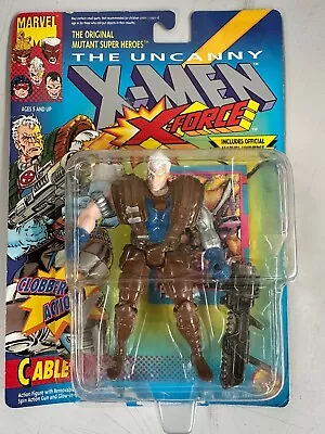 Buy Rare Marvel X-MEN X-FORCE Cable Figure 5  1992 100% Complete, With Backing Card • 27.99£