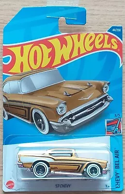 Buy Hot Wheels 2021 '57 Chevy, Gold, Long Card. • 3.99£