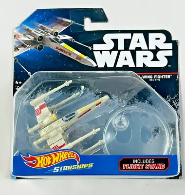 Buy Star Wars Hot Wheels Diecast X-Wing Fighter Red Five Starship - New • 12.95£