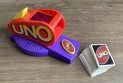 Buy Original Uno Extreme Electronic Rapid Fire Card Dispenser With Cards Mattel 1998 • 21.99£