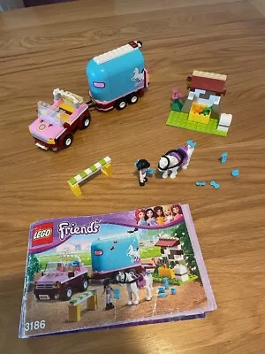 Buy Lego Friends 3186 Emma's Horse Trailer Almost Complete + Instructions • 5.03£
