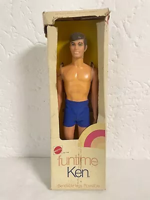 Buy Funtime Ken - 1974 - Vintage Barbie Mattel Very Rare Mint Box 70s # 7194 • 168.61£