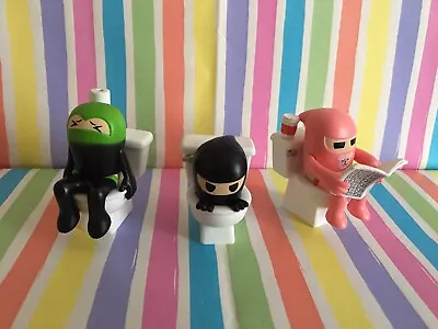 Buy Bundle Job Lot 3 X Funko Paka Paka Ninja Toilet Toys Action Figures Novelty #5 • 10£