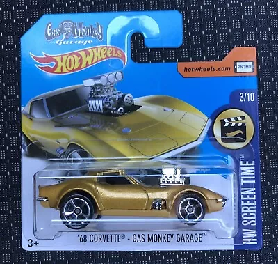 Buy Hot Wheels '68 Corvette - Gas Monkey Garage -  2017 First Edition  Rare  • 12.95£