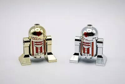 Buy Lego Chrome Gold/Silver Astromech Droid R2-D2 Star Wars  X2 New!! • 99.95£