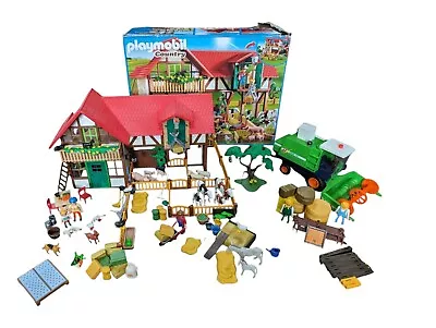Buy Playmobil Country 6120 Farm + 9532 Harvester Bundle Figures And Accessories  • 44.99£