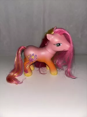 Buy My Little Pony G3 Comet Tail Ombre Vintage 2005 Version Toy MLP Orange Yellow • 8£