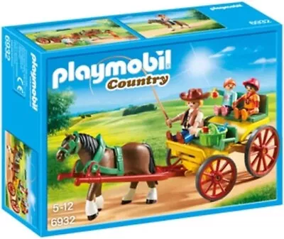 Buy Playmobil Country Horse-Drawn Wagon Playset 6932 Kids Toys Age5+ • 13.99£