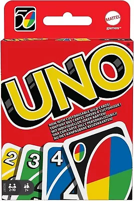 Buy Mattel Games UNO Classic Card Paper Game For Kids And Adults Family & Night Game • 7.99£