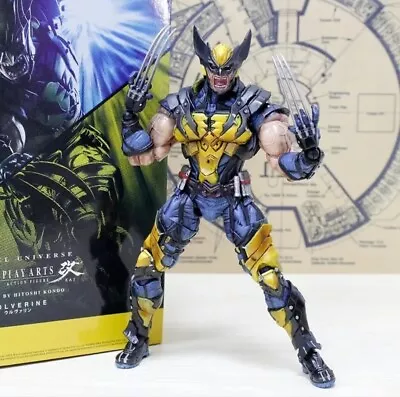 Buy Hot Toys Marvel Wolverine PlayArts X-men Wolf Uncle Movable Action Figure 25cm • 69.99£