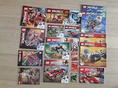 Buy Lego Ninjago Instruction Manuals. 2263,70629,70638,80,70735,71700,07,18,36,37 + • 20£