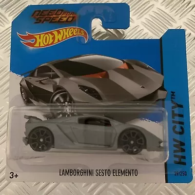 Buy Hot Wheels Lamborghini Sesto Elemento (Grey) 1:64 Mattel Diecast • 8£