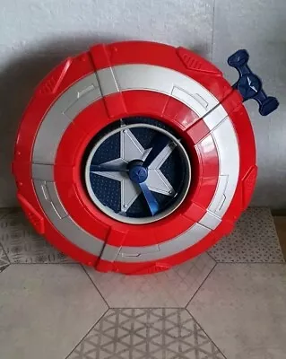Buy Marvel CAPTAIN AMERICA Flying Disc Launcher SHIELD TOY Hasbro AVENGERS • 9.99£