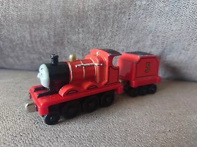 Buy Thomas The Tank Engine James & Tender Red  No 5  Diecast Magnetic  • 7£