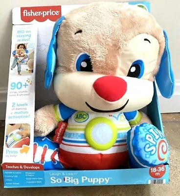 Buy Fisher-Price Laugh & Learn So Big Puppy Kids Toys Xmas Gifts • 19.99£