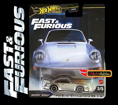 Buy Hot Wheels PORSCHE 911 CARRERA RS 3.8 FAST AND FURIOUS PREMIUM  • 12£