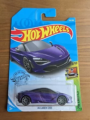 Buy Hot Wheels McLaren 720S Purple - 221/250 Long Card • 6.99£