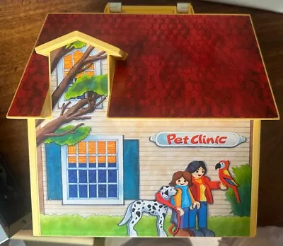 Buy 2005 Playmobil Take Along Pet Clinic Family Farm Kids EUC Retired Vet Veterinary • 12.99£