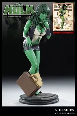 Buy Marvel She-Hulk Sideshow She Hulk Comiquette - 45cm Jennifer Walters Limited • 673.59£