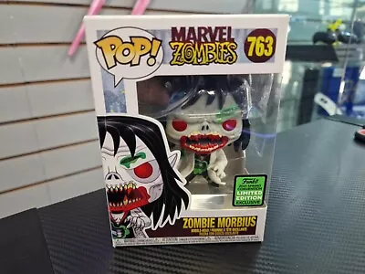 Buy Marvel Zombies Zombie Morbius (2021 Spring Con) #763 Funko Pop! Fast Delivery • 7.67£