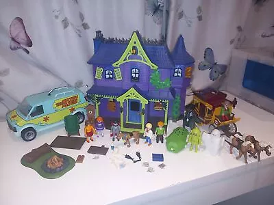 Buy Playmobil 70361 Scooby Doo Mansion 70286 Mystery Machine Bundle Used / Clearance • 59.95£