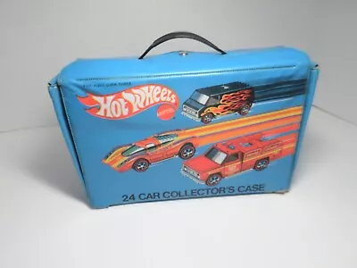 Buy Vintage 1975 Mattel  HOT WHEELS  24 Car Collector's Case W/8 Hot Wheels Vehicles • 23.29£
