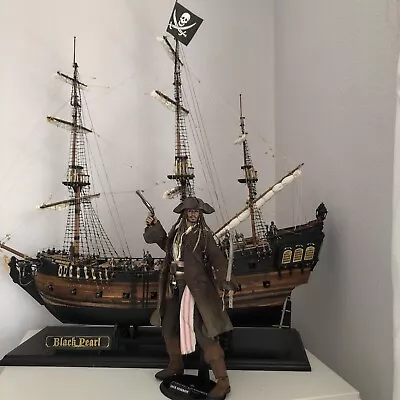 Buy Hot Toys Jack Sparrow 1/6 On Stranger Tides Movie Masterpiece DX06 • 275£