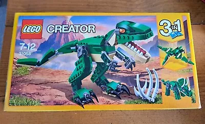 Buy LEGO 31058 Creator Mighty Dinosaurs, 3 In 1 Model, T. Rex, Triceratops NEW • 7.50£