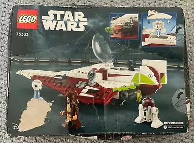 Buy LEGO 75333 Obi-Wan Kenobi’s Jedi Starfighter - Star Wars - New + Sealed FREE P+p • 15.99£
