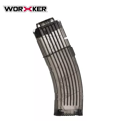 Buy Worker Mod 15 Dart Curved Mag Black Magazine Clip New For Nerf Dart Blasters • 14.99£