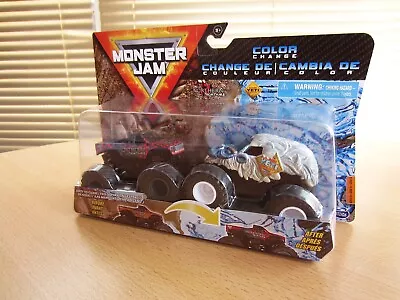 Buy Monster Jam - Northern Nightmare And Yeti - Colour Change 2 Pack - 1:64 Scale • 15£