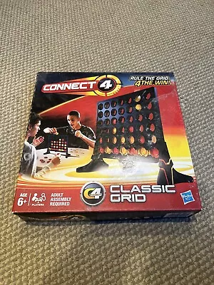 Buy Hasbro Connect Four 4 Classic Grid Game 2012 100% Complete Black Yellow Red • 5£