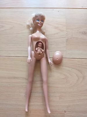 Buy Very RARE Vintage Tammy Barbie With Baby In Tummy Pregnant Doll Tummy Comes Off • 25£