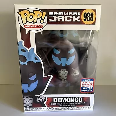 Buy Samurai Jack Funko Pop! Demongo 2021 Summer Con Exclusive #988 10/10 Condition • 8.99£