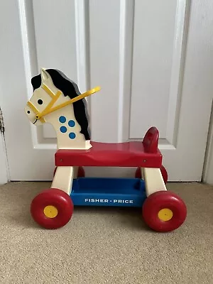 Buy Vintage Fisher Price Ride On Horse  • 35£